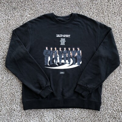 K-POP ATEEZ The Fellowship Break The Wall North America Tour Sweatshirt Adult XL
