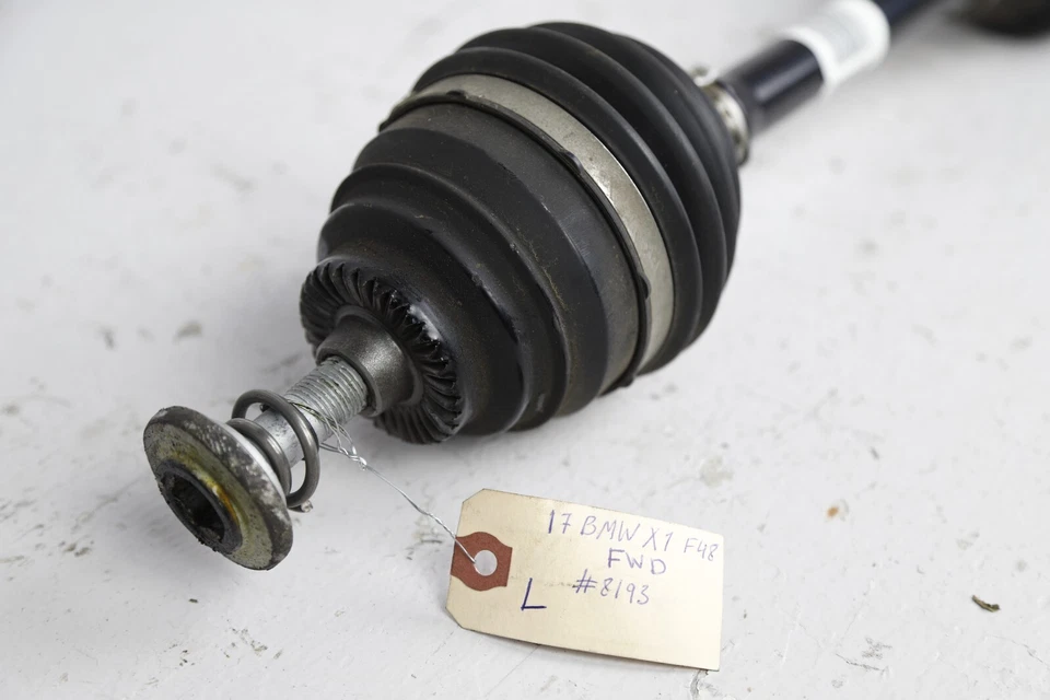 BMW X1 F48 SDRIVE 2016-2019 2,0 L eje delantero izquierdo lado del conductor eje medio eje OEM Foto 2 de 4