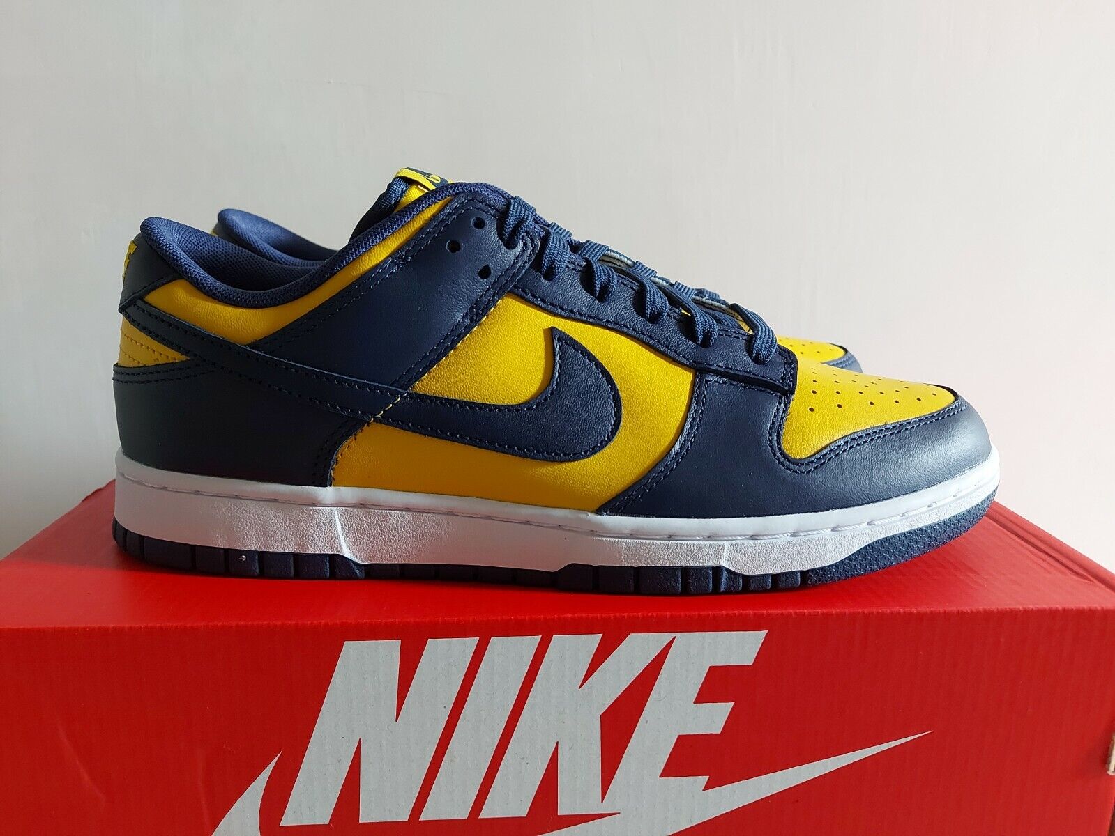 Size 9.5 - Nike Dunk Low Michigan 2021 for sale online | eBay