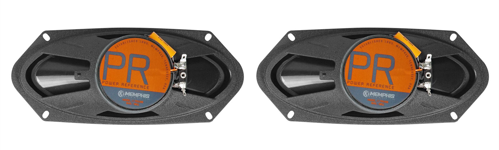 2 2-полосные автомобильные колонки Memphis Audio PRX410 4x10 мощностью 100 Вт с поворотными твитерами ROCKBOX