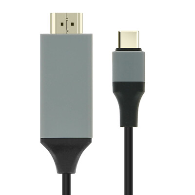 4K HDMI HDTV Ultra HD 2m Wiwu USB-C Cable - Black