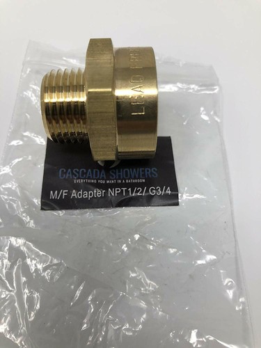 3 4 G Thread Metric Bspp Female To 1 2 Npt Thread Male Pipe Fitting Adapter Ebay