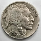 1937 D Buffalo Nickel XF/AU As Shown You Grade It! Type Coin EF Free Ship!