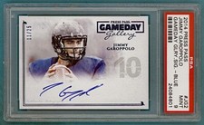 2014 Press Pass Gameday Gallery Jimmy Garoppolo Auto Issue /25 #JG2 PSA 9! POP2