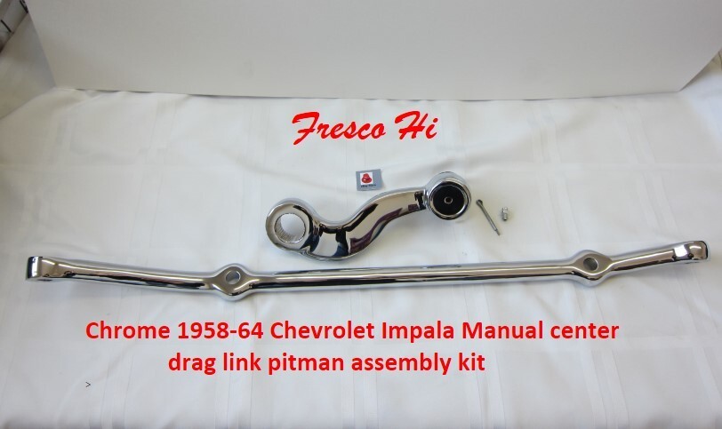 Lowrider Hydraulics chrome Chevrolet IMPALA 63-64 manual pitman