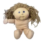 Vintage 1992  Cabbage Patch Kids Crimp And Curl Doll Blonde Hair  Blue Eyes