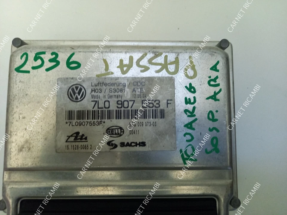 7L0907553F ATE 15152800652 CENTRALINA CDC SOSPENSIONI PORSCHE CAYENNE VW TOUAREG - Immagine 2 di 4