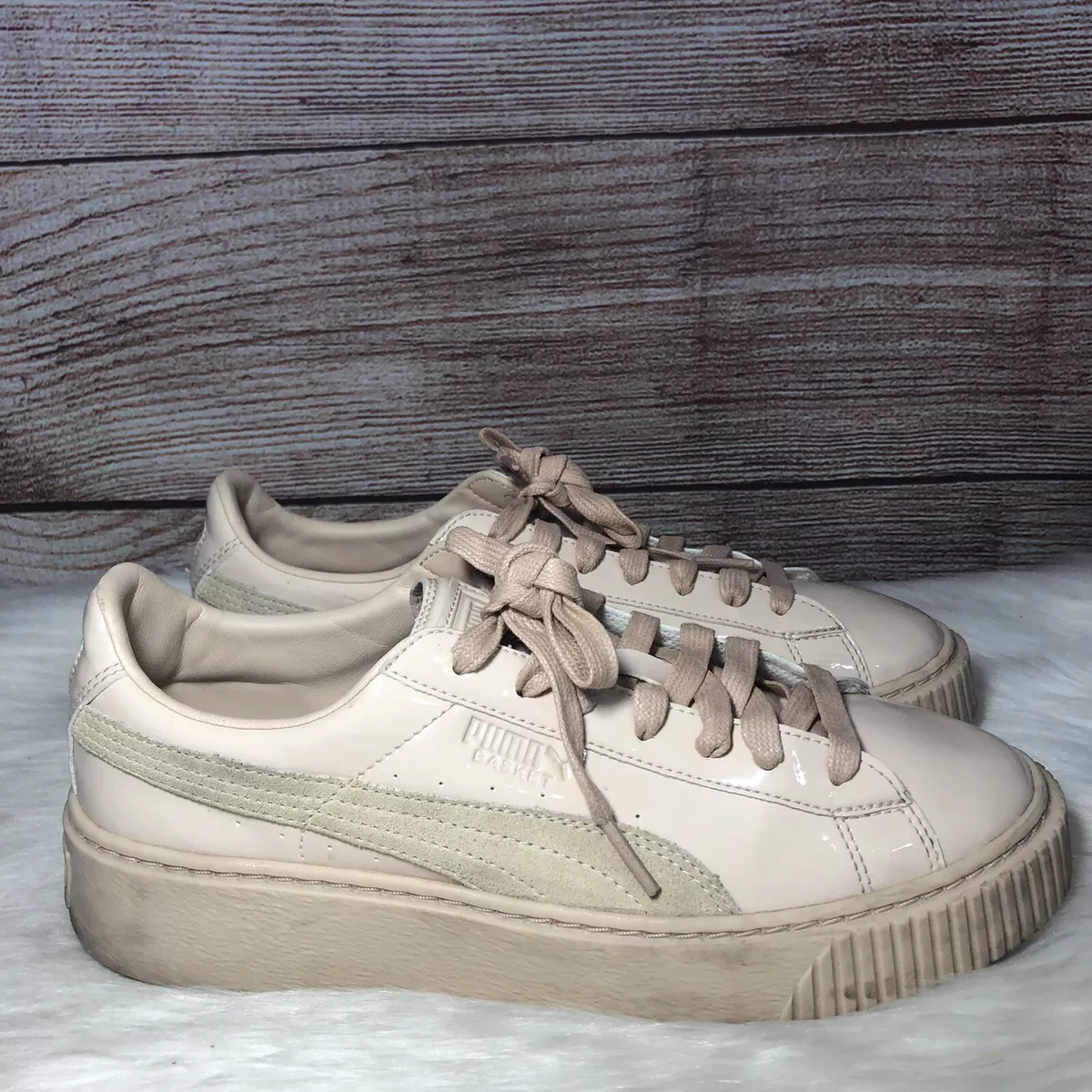 Puma patent store leather shoes
