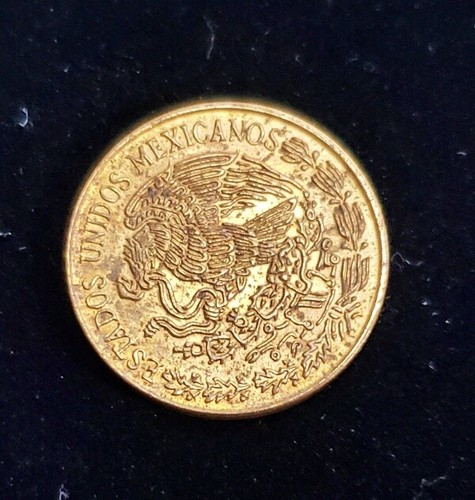 1970 MEXICO 5 CENTAVOS CIRCULATED COIN