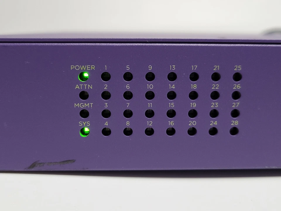 Extreme Networks X435-24P-4S Gigabit Switch 24-Ports, 4-Port SFP, PoE (No Ears) - Image 3 of 4