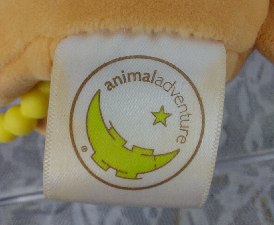 Animal Adventure Fox Red Panda Bear Plush 5" Baby Teether Stuffed