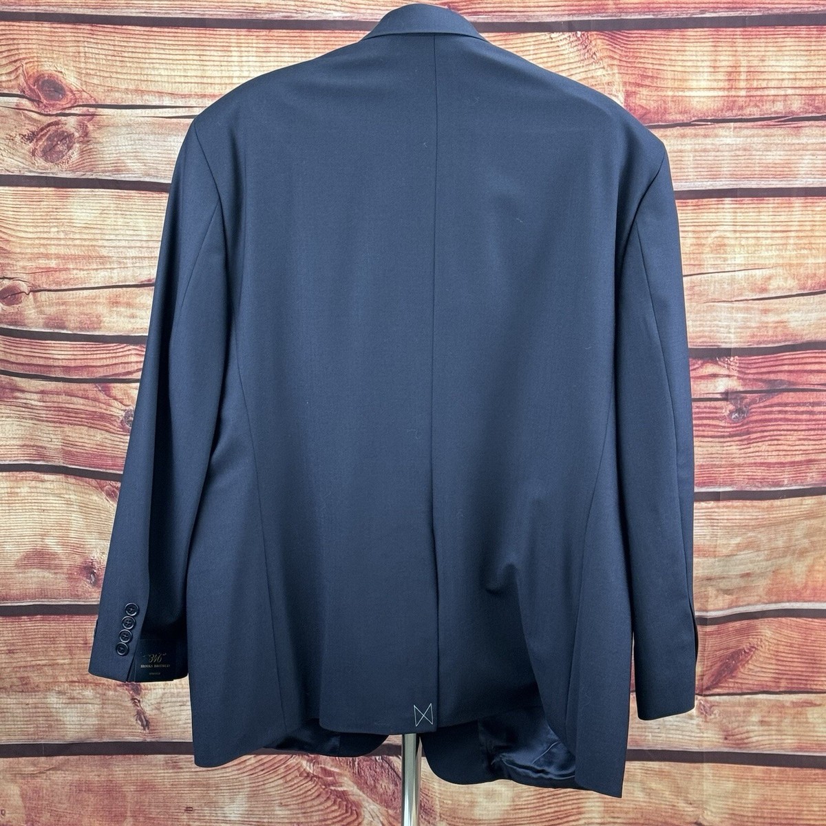 Brooks Brothers 346 Stretch Blue Sport Jacket/Blazer Made In Egypt 