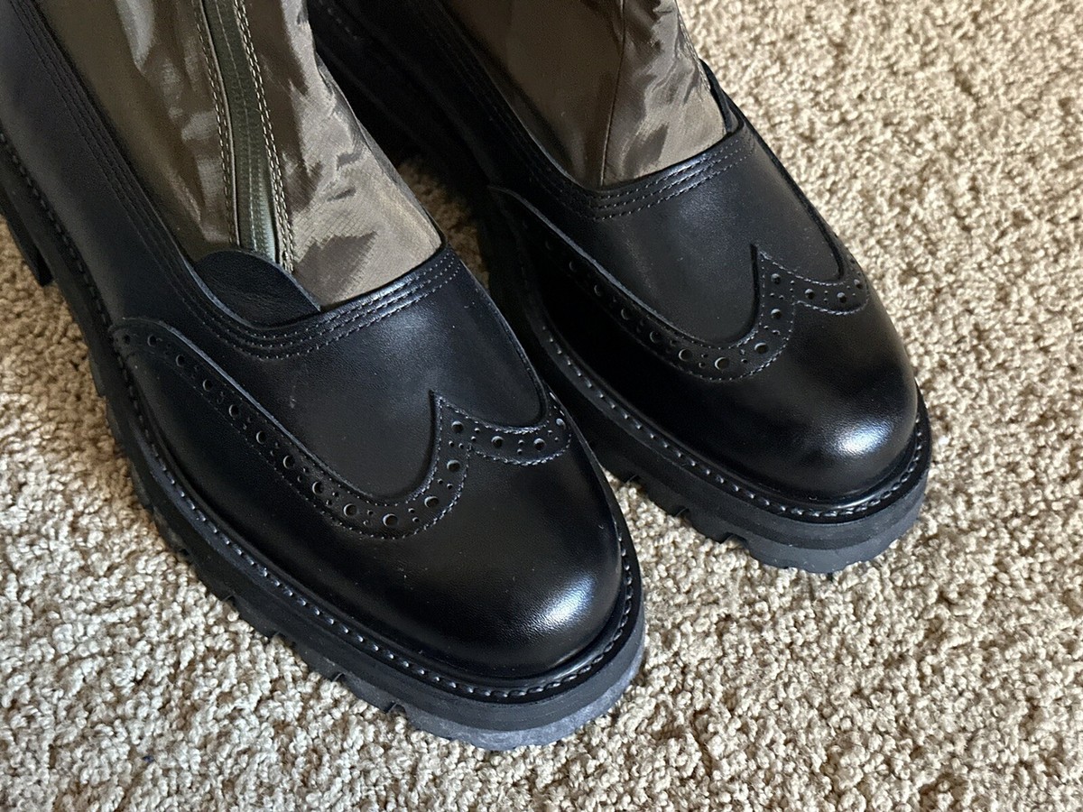 Hender Scheme Epic Black khaki Men’s Ankle Boots Japanese Size 4/US 8 EUC Size 6 fits 10.5 - Hender Scheme Japan Epic Hybrid Boots  main image 4