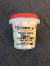 Gorks Goodfilla Water Based Wood Filler Non-Shrinking 8 Oz White Blanc