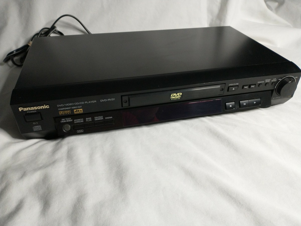 新品未使用 Panasonic パナソニック DVD-RV31-S プレーヤー Panasonic DVD-RV31 DVD Player -No remote- Tested Works