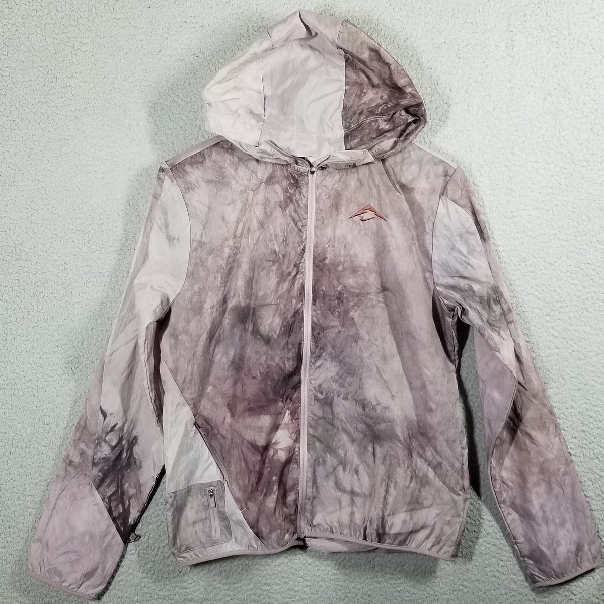 Nike Trail Repel Running Jacket Women Small FN6854-226 Cinnamon