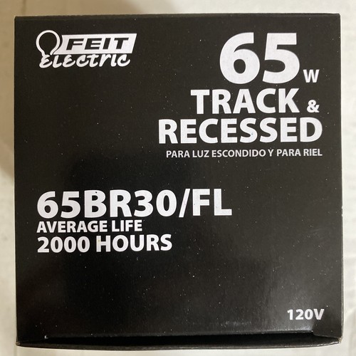 Feit Electric 65W BR30 INDOOR FLOOD Track & Recessed Reflector FAST SHIPPING - Picture 3 of 3