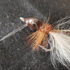 SALTWATER FLY FISHING FLIES BONEFISH TAILER MADE # 4 FRONTIER BROWN TAN