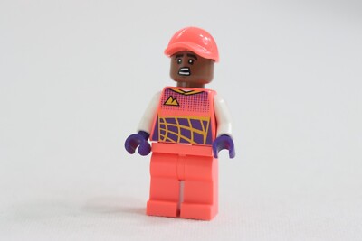 LEGO  City Minifigure Race Car Driver Annoyed Angry Racing Car Team Member