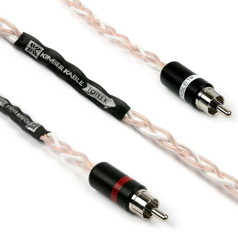 1m KIMBER KABLE TONIK Interconnect Stereo RCA 2Phono to 2Phono