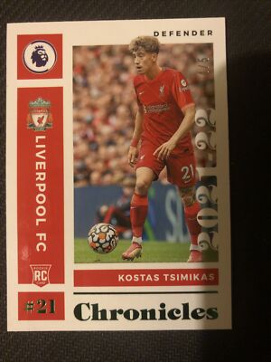 2021-22 Chronicles KOSTAS TSIMIKAS #13 RARE GREEN FOIL SSP #4/5 Liverpool FC
