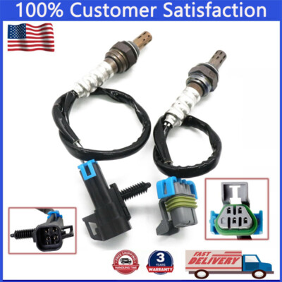 2PCS Up+Down Oxygen Sensor For Chevrolet Captiva Sport 2.4L 2012 2013 2014 2015