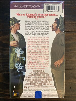 ＊mashページ MASH (FACTORY SEALED) VHS TAPE 86162103834| eBay