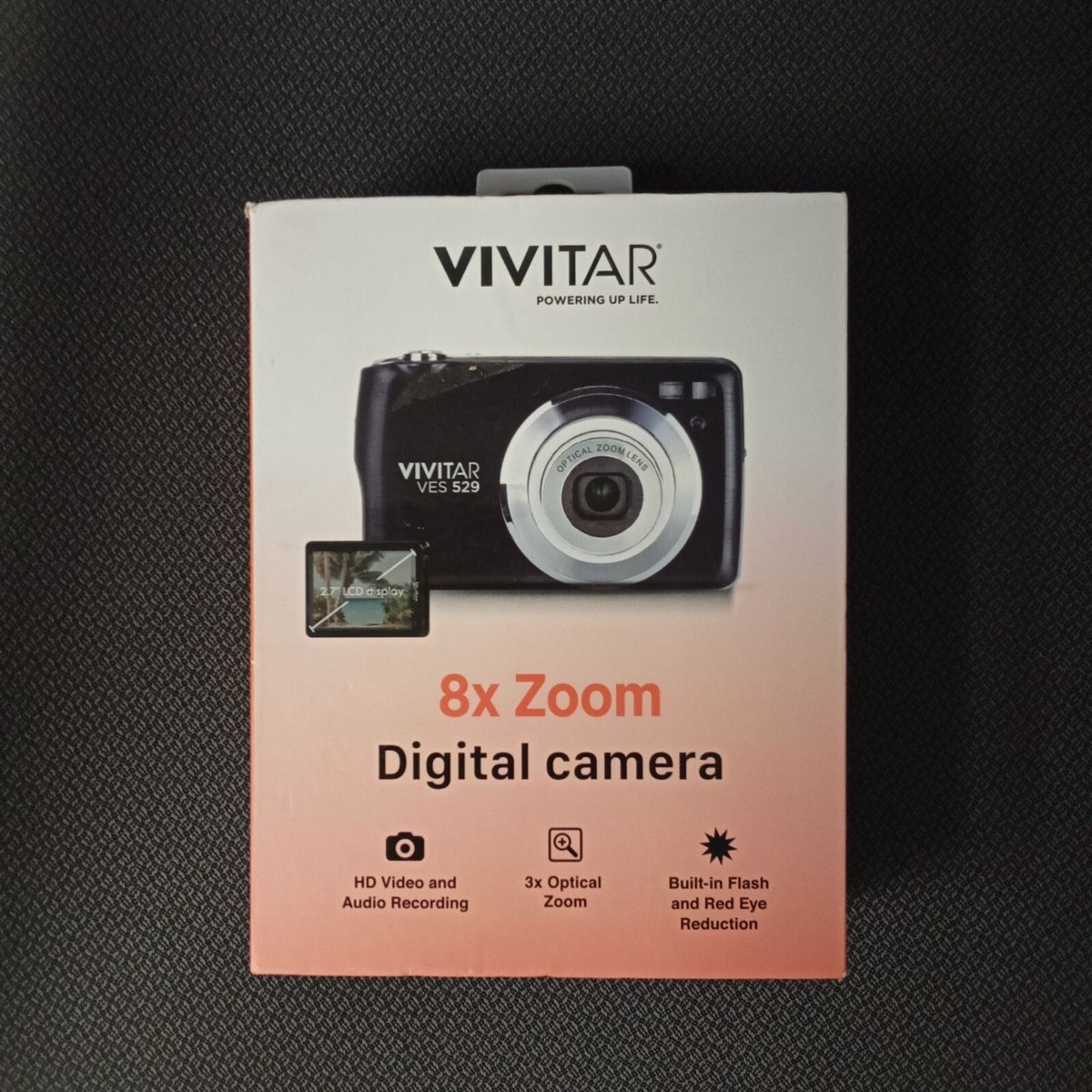 Digital Camera Vivitar VES 529 8x Zoom HD Video & Audio Recording