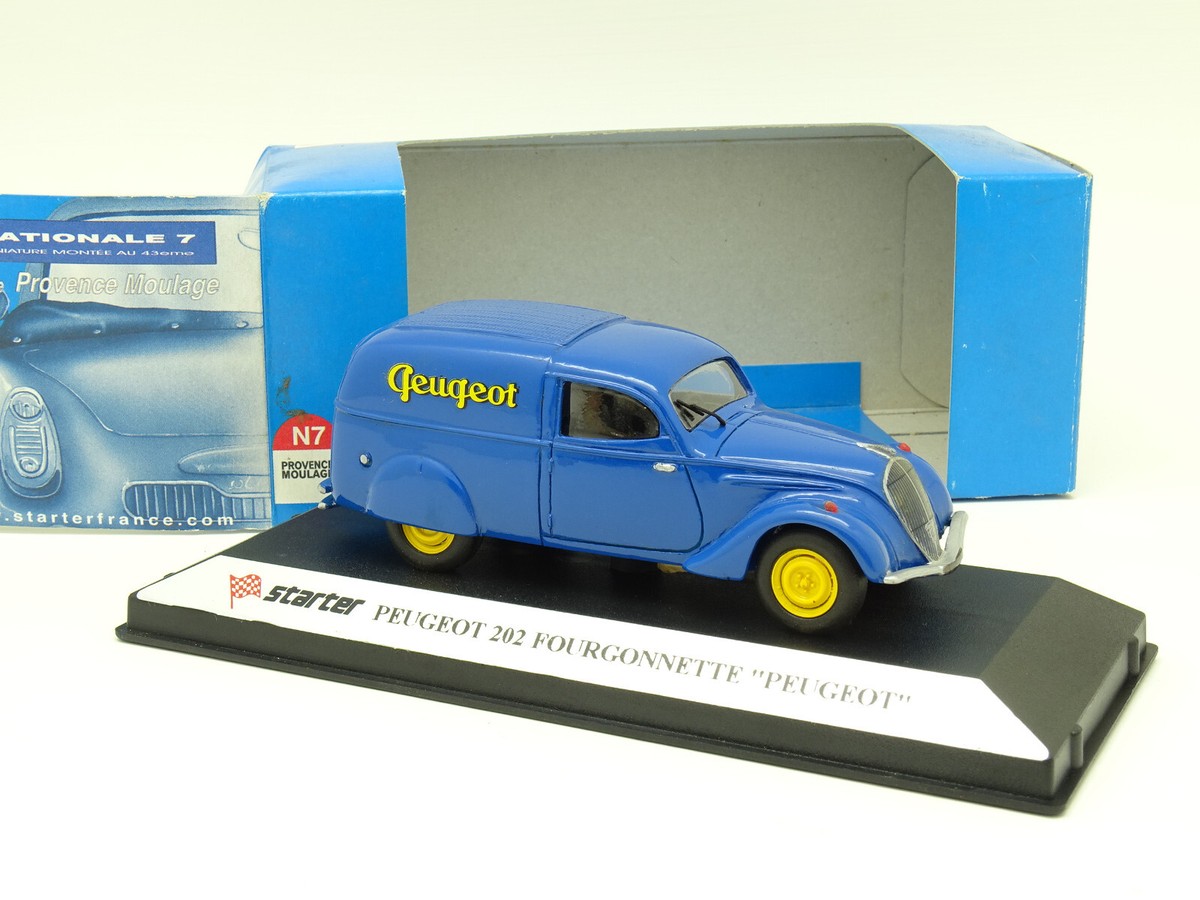 Lot De Modèles Réduits Provence Moulage + Norev - Peugeot Concept HR1 Et Peugeot 202 à L'échelle 1/43 - Neuf Kyosho