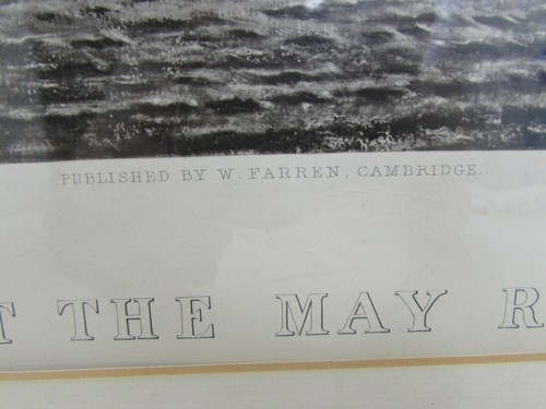 19th Century Photogravure Print, Rowing "Grassy At The May Races 1871" R. Farren - Picture 3 of 12