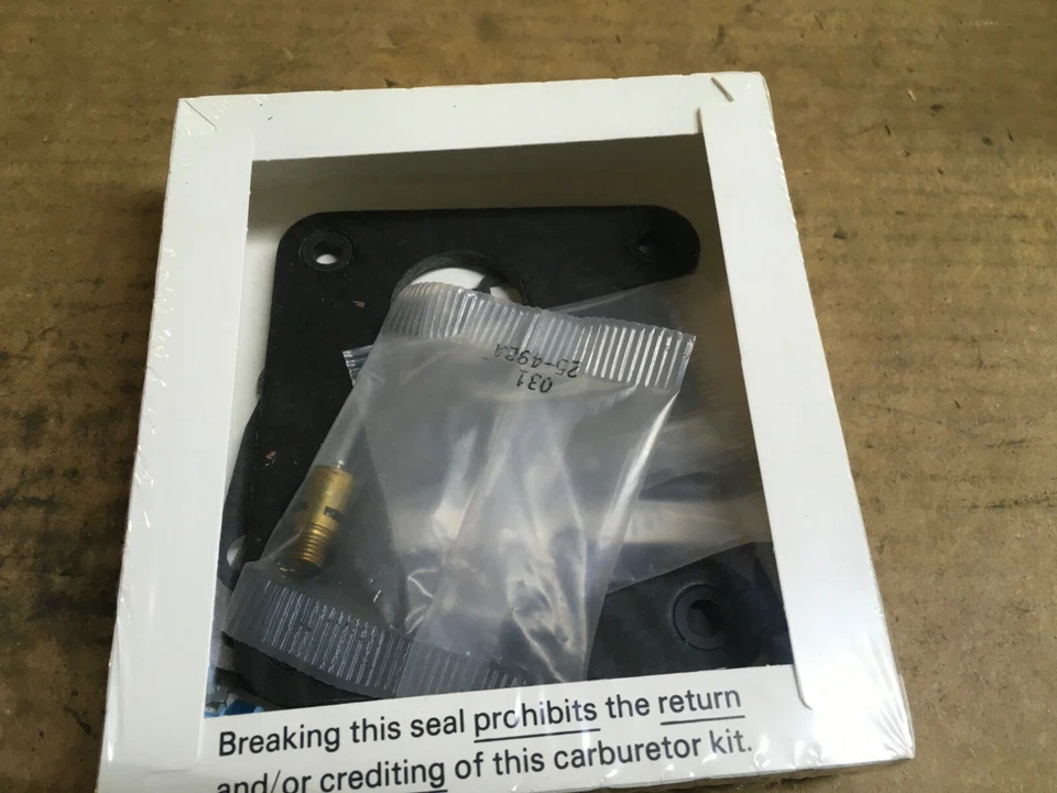 Nuevo kit de puesta a punto de carburador Borg Warner 10650A  Foto 3 de 4