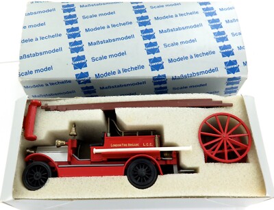 .VINTAGE WEST GERMANY CONRAD LONDON FIRE BRIGADE DIECAST MODEL 1025 MIB.
