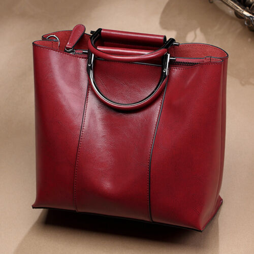 Genuine Leather Handbags for Women  Crossbody Bag Satchel Vintag - Picture 1 of 13