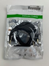 3.5mm Aux Auxiliary Male To Male Stereo Audio Cable 2-Pack 3ft and 6ft