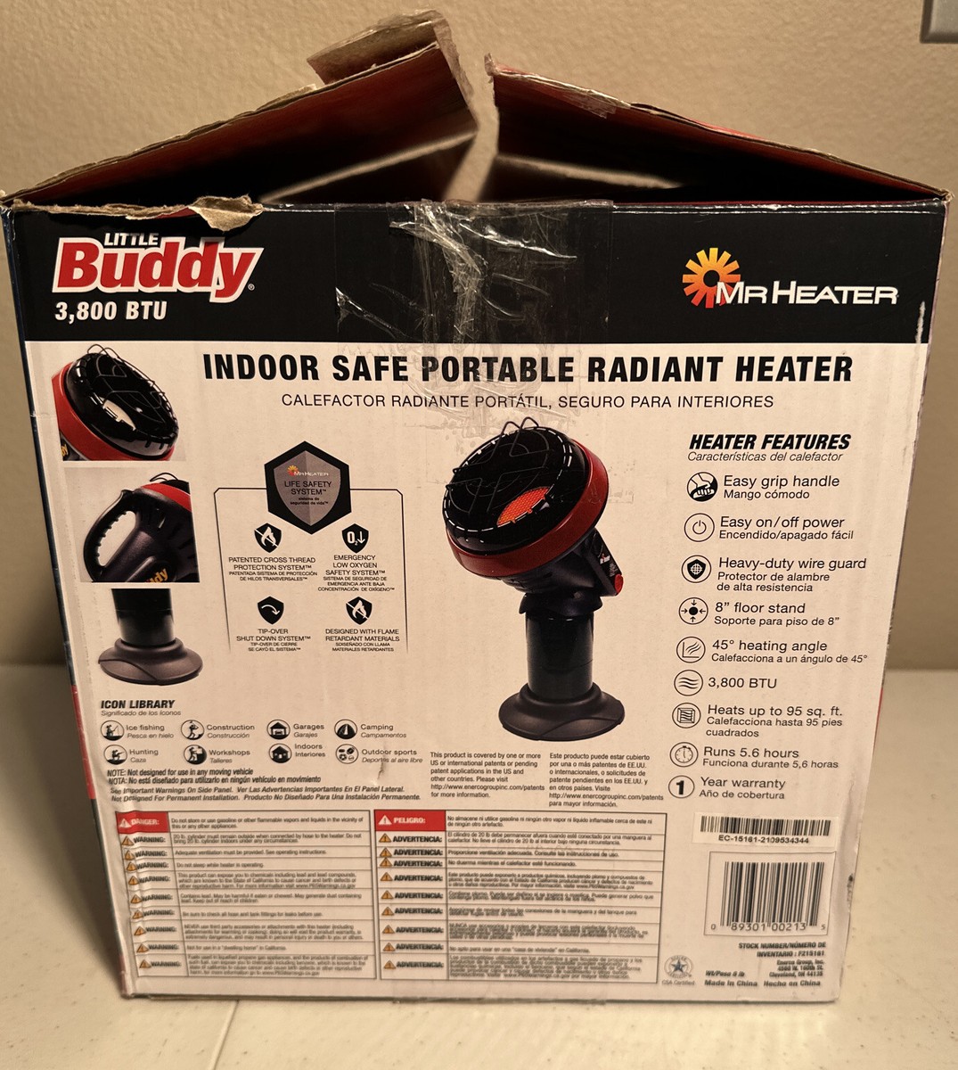 Mr Heater Little Buddy 3,800 BTU Deer Stand Camping Emergency Indoor Heater  | eBay