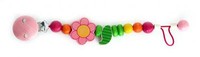 Schnullerkette Rosa Blume Aus Holz Hess Schnuller Nuckel Made In Germany