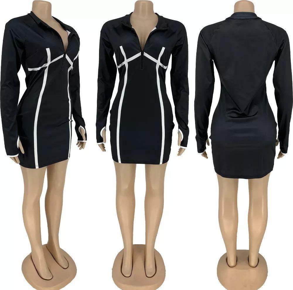 Long Sleeve Half Zip Bodycon Dress | eBay Long Sleeve Half Zip Bodycon Dress | eBay