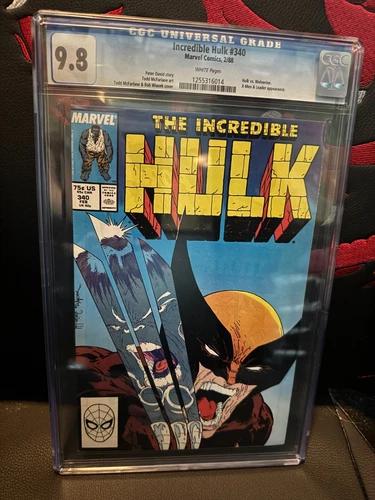 Hulk 340 CGC 9.8 White Pages  OLD LABEL!