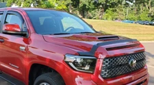 Bug Shield Deflector (2014-2020 TUNDRA) MATTE BLACK Stone Guard Hood Protector