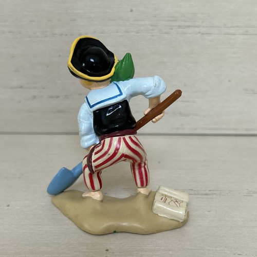 Joven Pirata Niño Cavando Arena para Mapa de Loro del Tesoro Pastel Topper 3" Parche para Ojos - Imagen 2 de 3