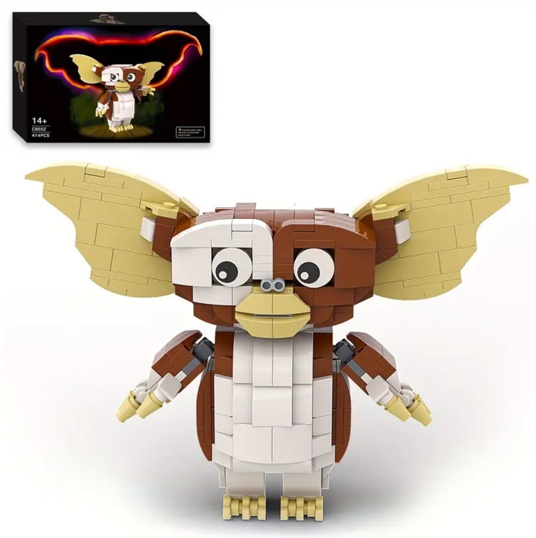 New Gremlin Gizmo Mogwai Movie Building Block Compatible Set Sealed Box New
