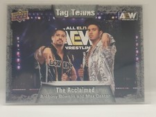#84 ANTHONY BOWENS/MAX CASTER 2022 Upper Deck AEW TAG TEAMS THE ACCLAIMED