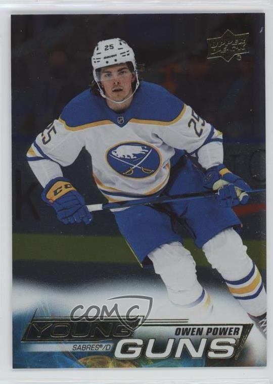 2022-23 Upper Deck Series 1 Young Guns Silver Foil Owen Power #228 0a7v