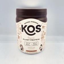 KOS Nature Powered Organic Plant Protein 20g Protein Chocolate Flavored 13.75 Oz