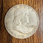 1952-S Franklin Half Dollar 50C Silver 0.9 Fine Business Strike