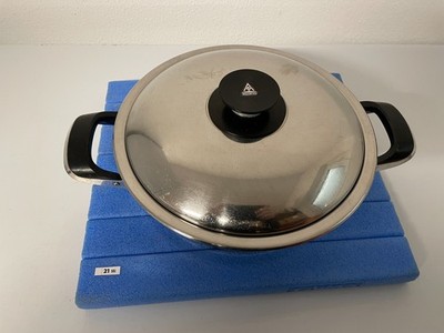 AMC Topf Pfanne 2,6 L mit Deckel - 24cm Boden - Original - AMC - Edelstahl