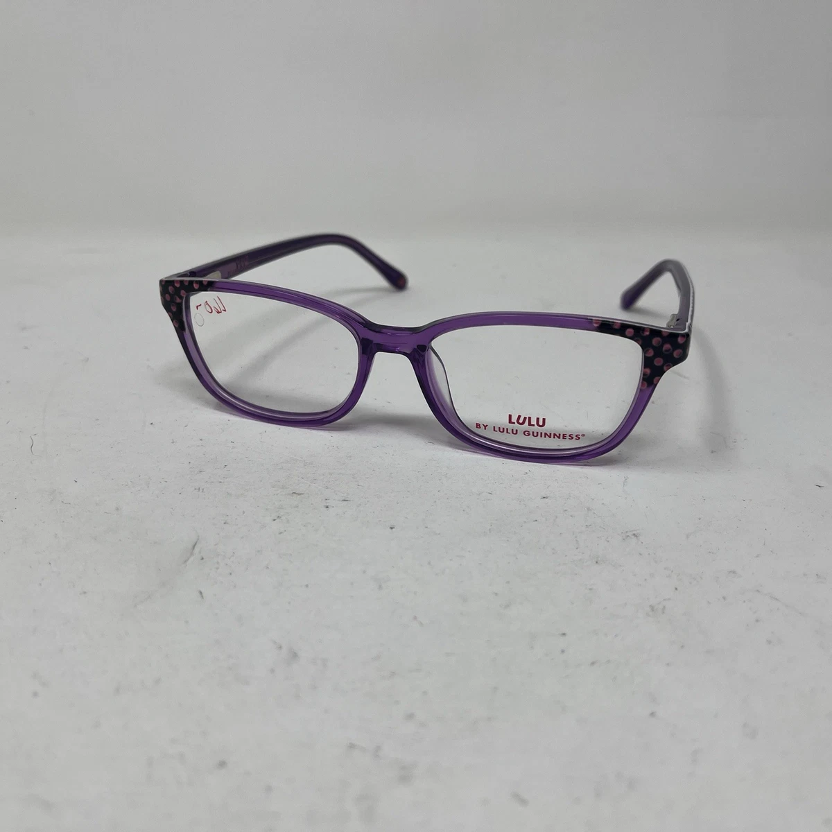 Lulu Guinness Purple Eyeglass Frames | eBay