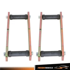 2PCS For A-Body Dart Duster Valiant 1"-4" Rear Leaf Spring Shackle Lift Kit