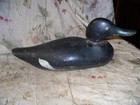 ANTIQUE BLACK DUCK ?  DECOY- 1920-30'S ERA?- MASON FACTORY? HAND PAINTED- AS IS — photo 2