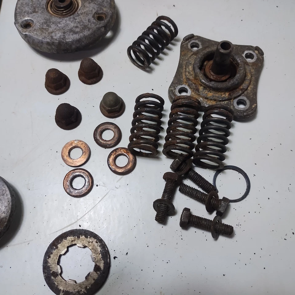 1971 Honda CB100 CB 100 Misc. Nuts Bolts Engine Parts Lot - Image 2 of 4